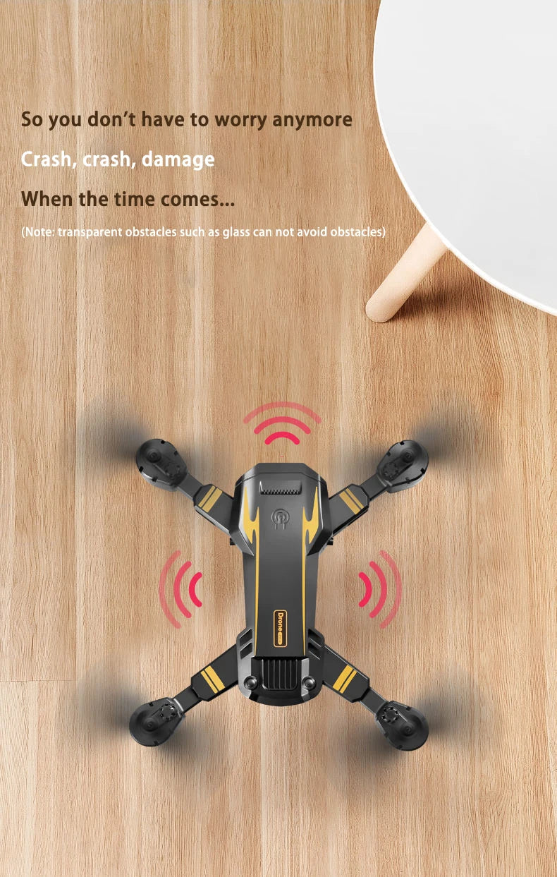 8k Professional Drones with HD Camera Obstacle Avoidance Aerial Photography Foldable Quadcopter Rc Helicopter Dron Toys 48 so you don't have to worry anymore crash, crash, damage