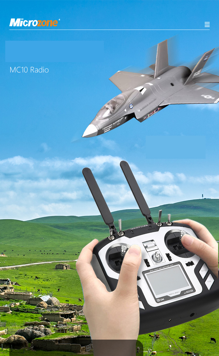 Microzone MC10 – 10CH 2,4 GHz FHSS RC Sender mit MC9008S Empfänger PCM2048 PWM /M.bus für RC FPV Racing Drone Flugzeug 26 Microzone MC10, parameter is generally used in the market for general flight control