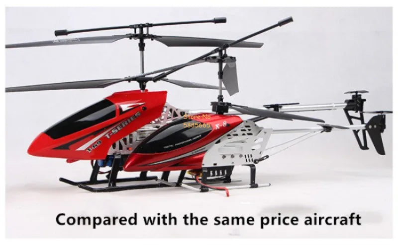80CM Rc Helicopter - Big Alloy Remote Control Helicopter Model Dual Flexible Propeller Anti-Crash LED Colorful Light Electric RC Helicopter Toy 104 80CM Rc Helicopter, HoresNo 5885665 Compared with the same price