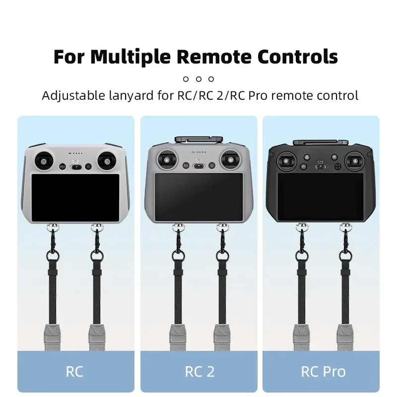 Silicone Case Cover for DJI Mini 4 Pro RC 2 Remote Controller - PU Adjustable Lanyard for DJI Mini 4 Pro Neck Strap Accessories 57 Adjustable lanyard for RCIRC 2/RC Pro remote control RC RC