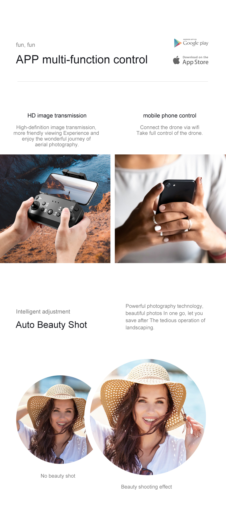 KBDFA Drone, fun google play download on the app multi-function control app store 