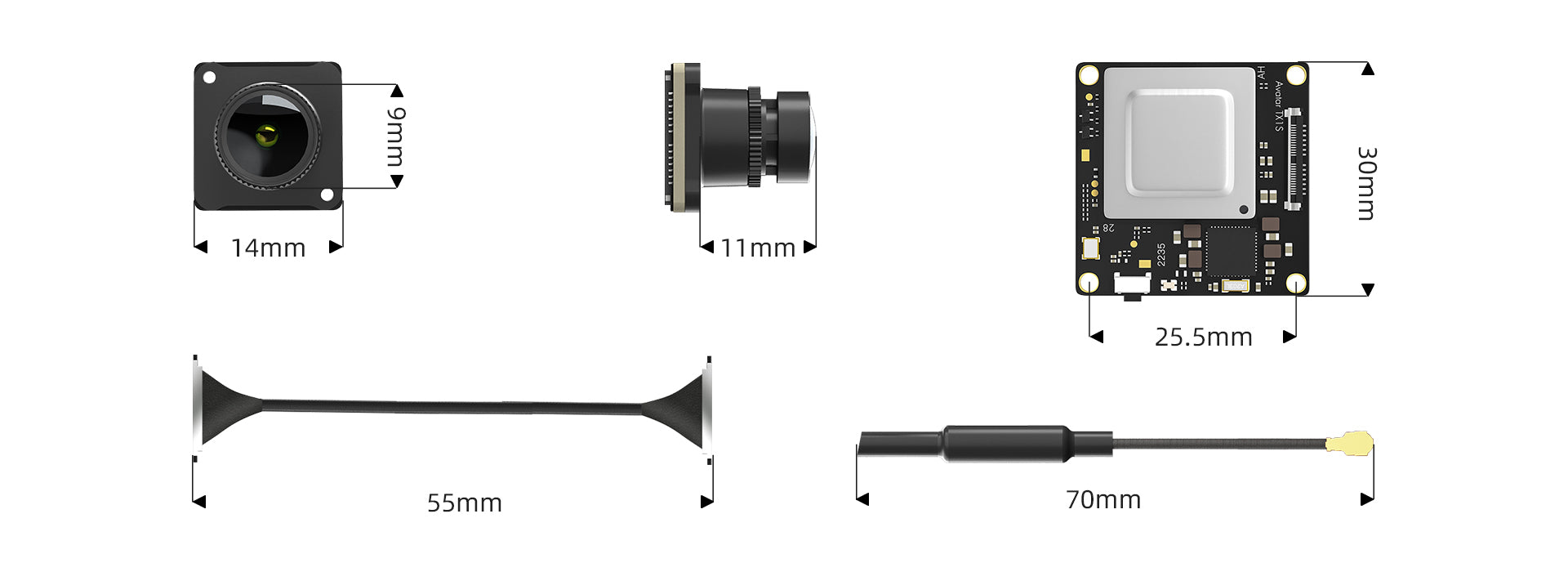 Walksnail Avatar HD Mini 1s Lite Kit, avatar mini 1S lite kit is suitable for more types of drones . with 