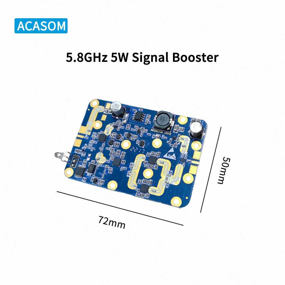 5.8GHz 5W Wifi Wireless Broadband Amplifier Router Power Range Signal Booster Module 21 Standard express has a certain risk of getting lost .