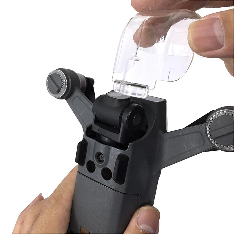 Защитная крышка объектива для камеры DJI Spark Drone-Gimbal Guard Передняя система 3D-сенсоров Пылезащитная крышка Детали 17 the lens cap must be removed before take off, Package include: 1* Camera cap, (