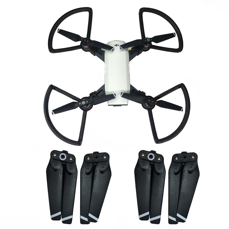 4pcs 4730F Propeller, when hit by a wall, tree or whatever, your device will always keep balanced .