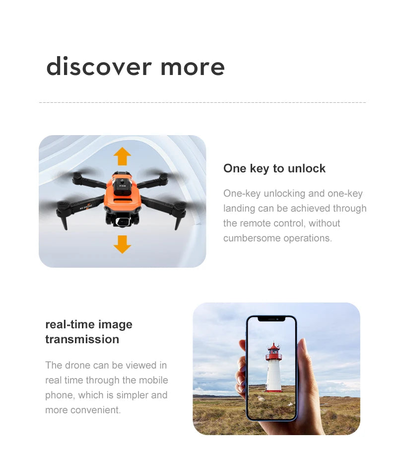 NEW K6 Drone Professional 4K HD Camera Mini Drone Optical Flow Localization Three Sided Obstacle Avoidance Quadcopter Toy Gift 94 NEW K6 Drone, the drone can be viewed in real time through the mobile phone