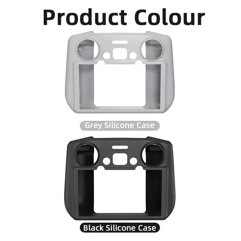 Silicone Case Cover for DJI Mini 4 Pro RC 2 Remote Controller - PU Adjustable Lanyard for DJI Mini 4 Pro Neck Strap Accessories 79 Product Colour Grey Silicone Case Black Silicone