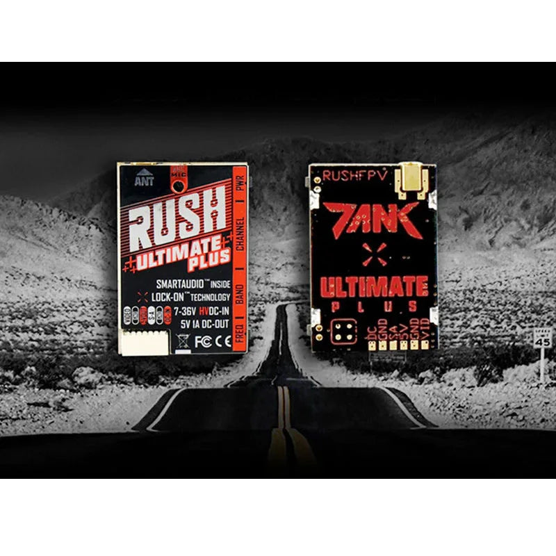 RUSH TANK Ultimate PLUS VTX, technoloGY 7-36V DC-IN Sv IA DC: 