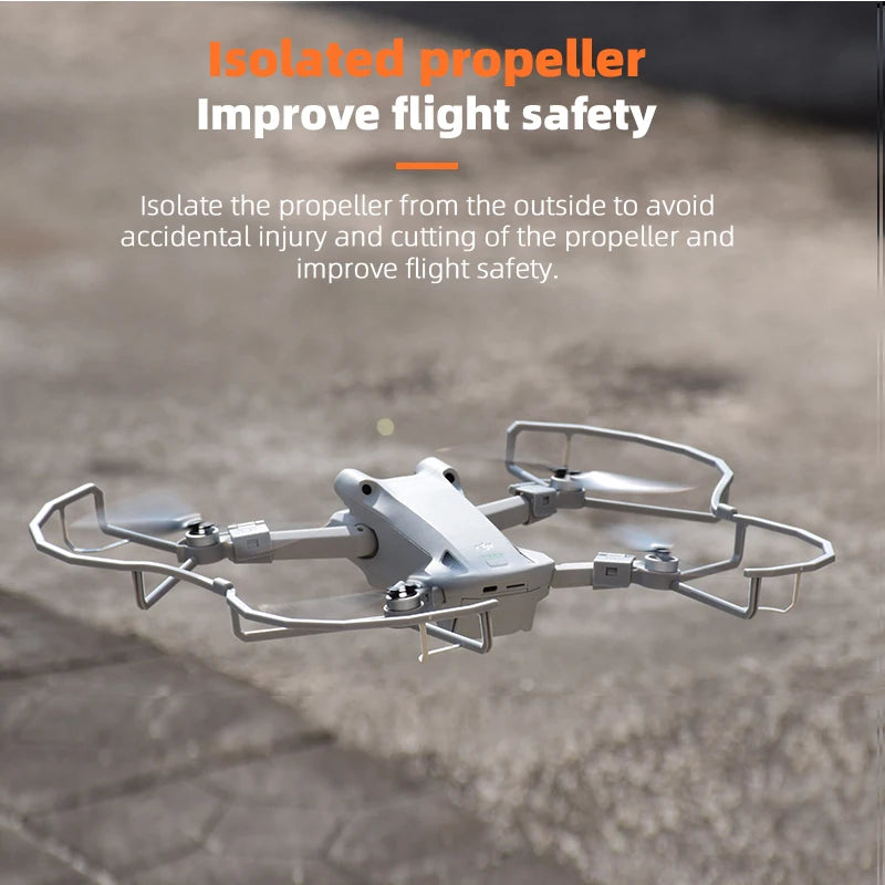 Защита пропеллера дрона для DJI Mini 3/MINI 3 Pro-быстросъемное крыло вентилятора, защитная крышка, защита пропеллеров, аксессуары для дронов 10 Drone Propeller Guard for DJI Mini 3 /MINI 3 Pro, Drone Propeller, [otte Koropeller Improve flight safety Isolate the propeller from the outside to avoid