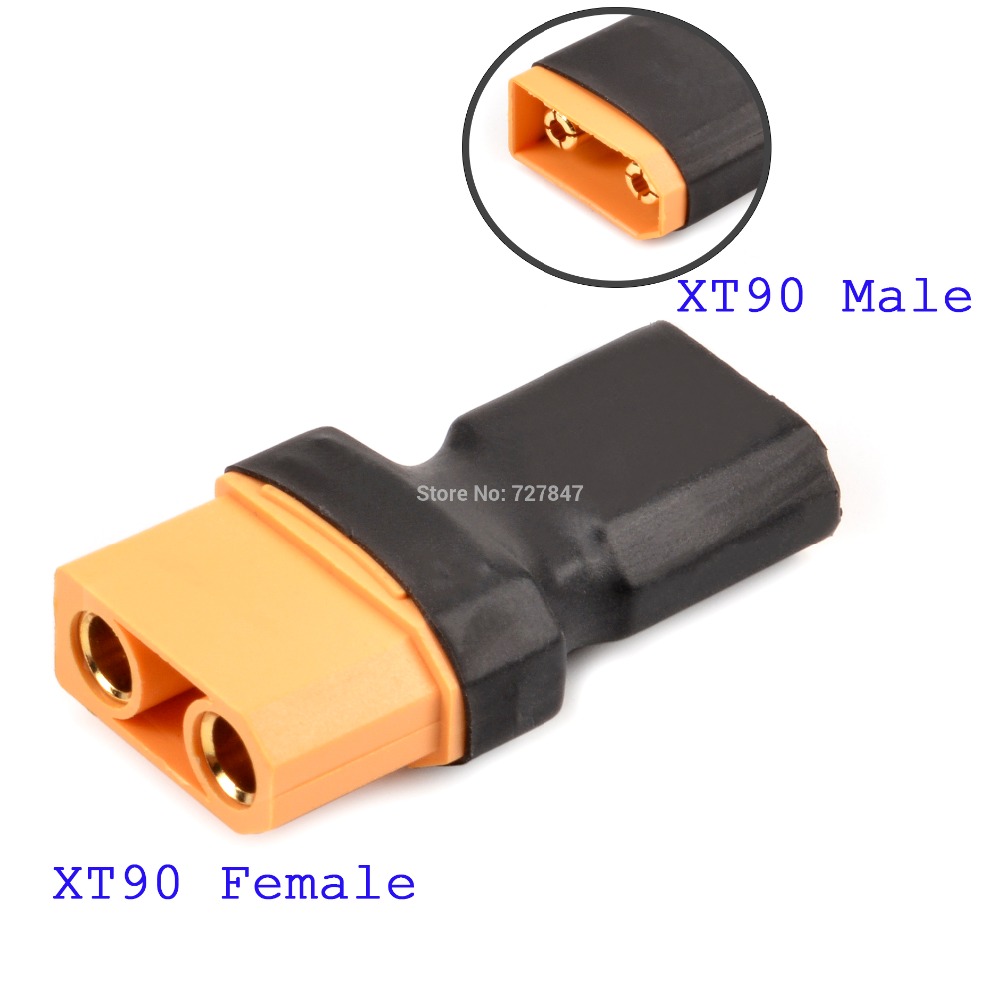 Adapter XT30 XT60 XT90 TRX T Plug Deans EC5 EC3 Female to Male HXT 4MM Connectors Plug RC Lipo Battery Control Parts DIY FPV Drone Accessories 90