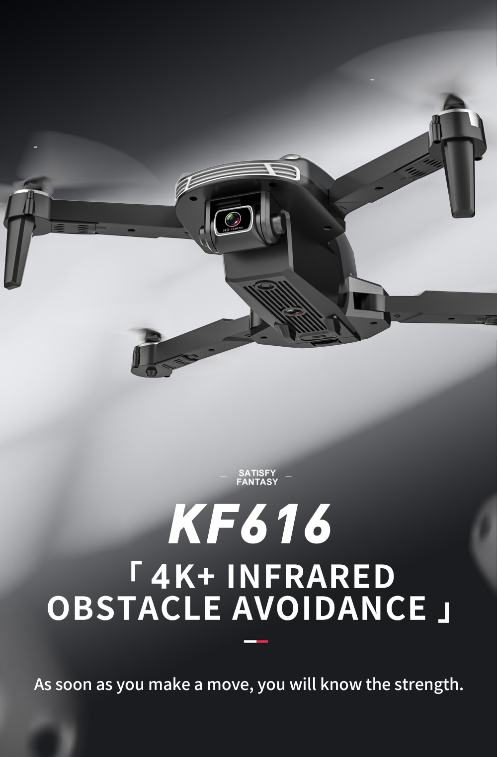 KF616 Drone, kf616 r4k+ infrared
