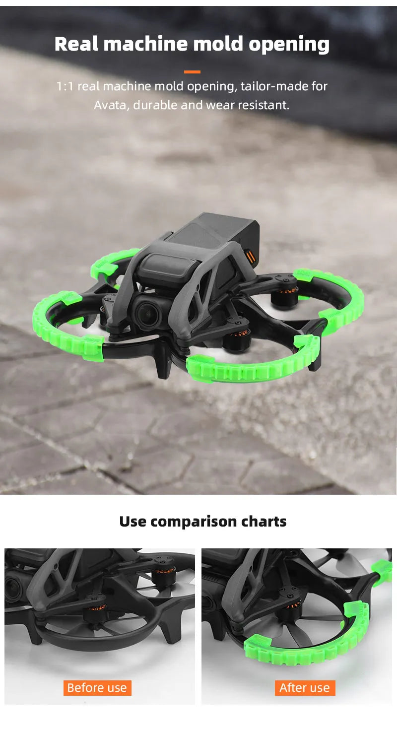 Propeller Guard for DJI AVATA Drone, Avata's real machine mold opening is 1:1, tailor-made for Ava