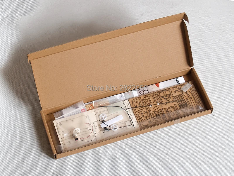 RC Plane Laser Cut Balsa Wood Airplane Micro AEROMAX Kit Wingspan 400mm Balsa Wood Model Building Kit 16 RC Plane Laser Cut Balsa Wood Airplane, small parts(Push Rods, Hinges, Clevis, landing gears,