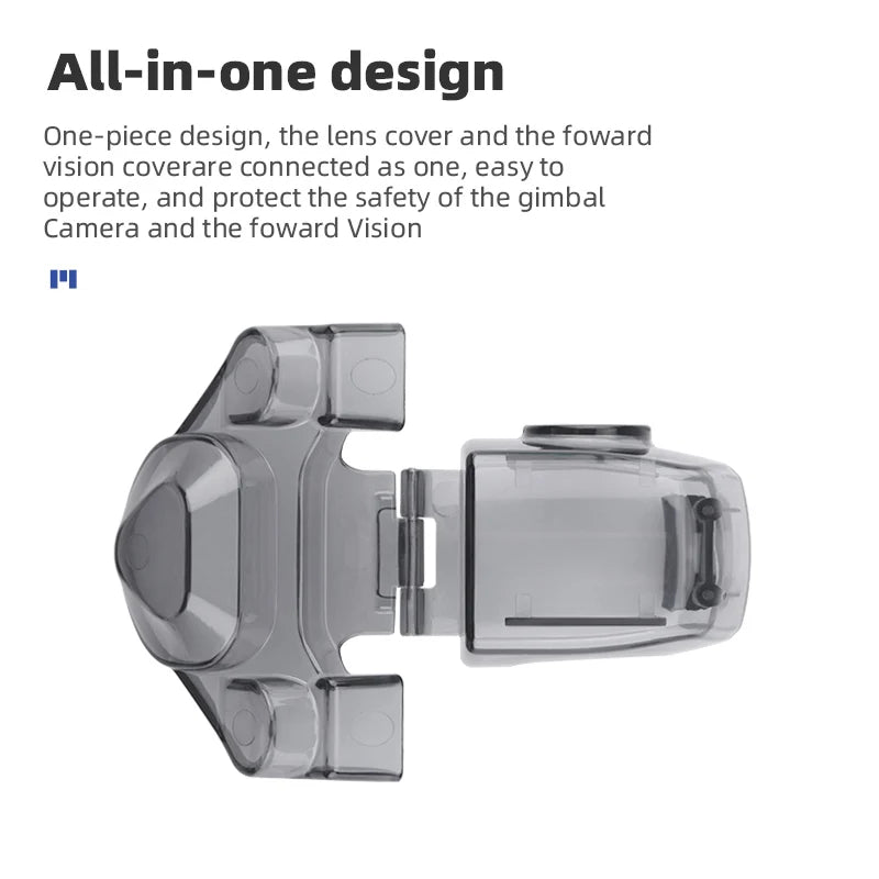 Lens Cap for DJI FPV Combo - Lens Down-view Integrated Cover Protector Drone Down-visual Lens Cap Gimbal Camera Fixed Protector Accessories 30 Lens Cap for DJI FPV Combo, all-in-one design, the lens cover and the foward vision coverare connected as