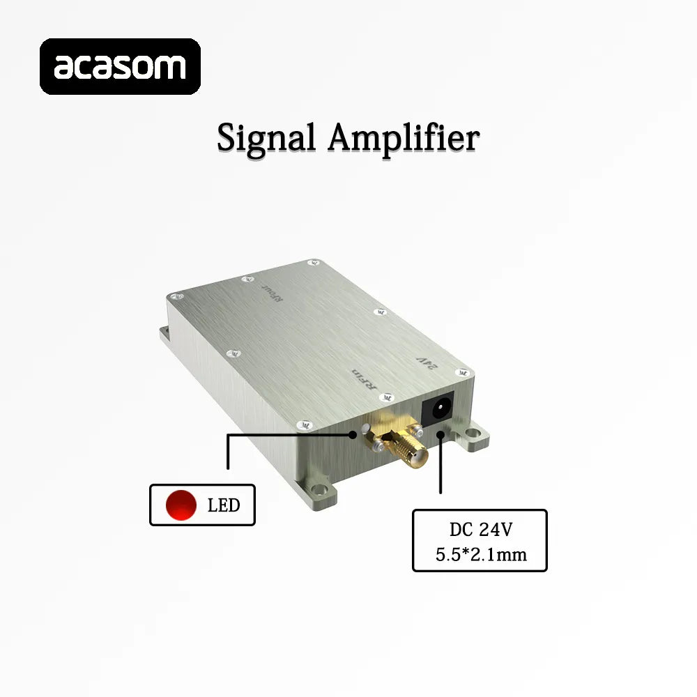 0.9GHz 50W RF High Power Amplifiers wireless Signal Extender Sweep Signal Source For Drone 23 acasom Signal Amplifier LED DC 24V 5.5*2.1mm 31