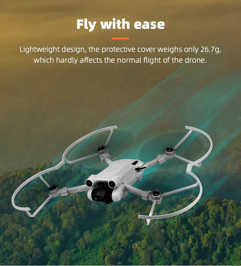 DJI Mavic Mini 1/2/SE/MINI 3 PRO Propeller Guard Protector Props Blade Protection Cover Cage Drone Accessories 57 the protective cover weighs only 26.7g, which hardly affects the normal flight of