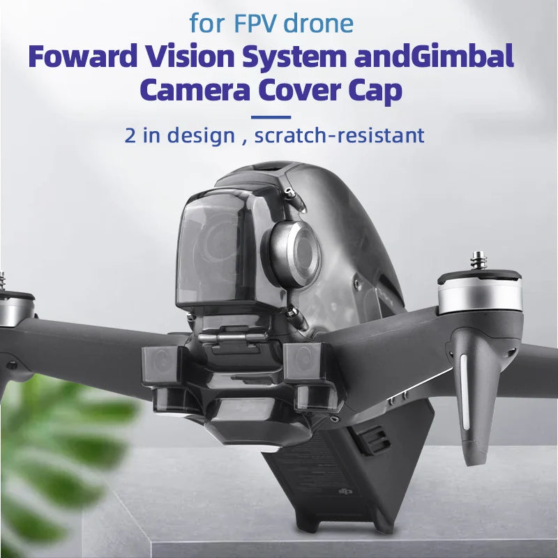 Lens Cap for DJI FPV Combo - Lens Down-view Integrated Cover Protector Drone Down-visual Lens Cap Gimbal Camera Fixed Protector Accessories 29 Lens Cap for DJI FPV Combo, for FPV drone Foward Vision System andGimbal Camera Cover Cap 2 in design