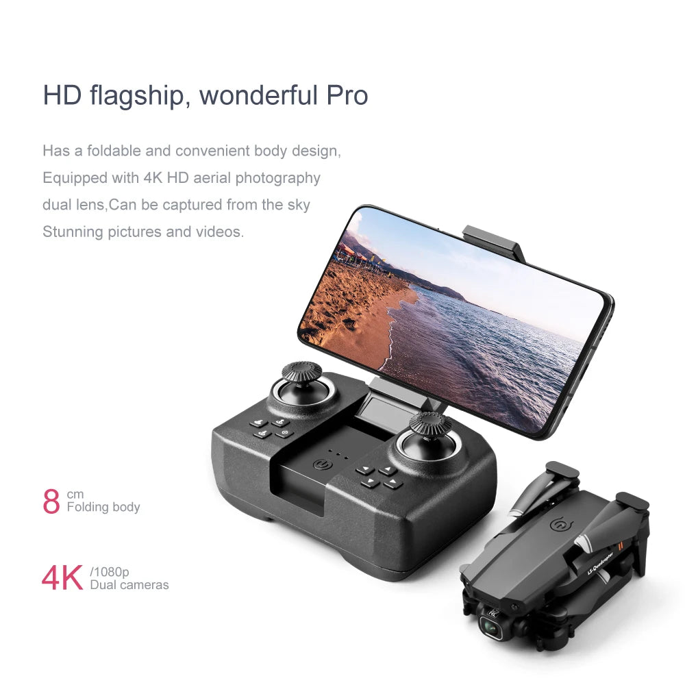 Mini WIFI Professional Drone, wonderful pro has a foldable and convenient body design, equipped with