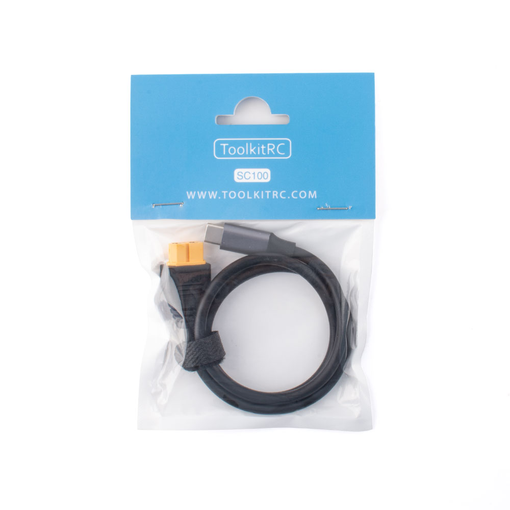 Toolkitrc SC100 Typ-C auf XT60 Ladekabel für Toolkitrc M7 M6 M6D M8S Ladegerät 12 TooLkitrc Com [WW.TooL
