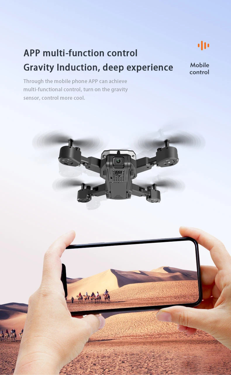 8k Professional Drones with HD Camera Obstacle Avoidance Aerial Photography Foldable Quadcopter Rc Helicopter Dron Toys 55 deep experience cobile through the mobile phone app can achieve multi-