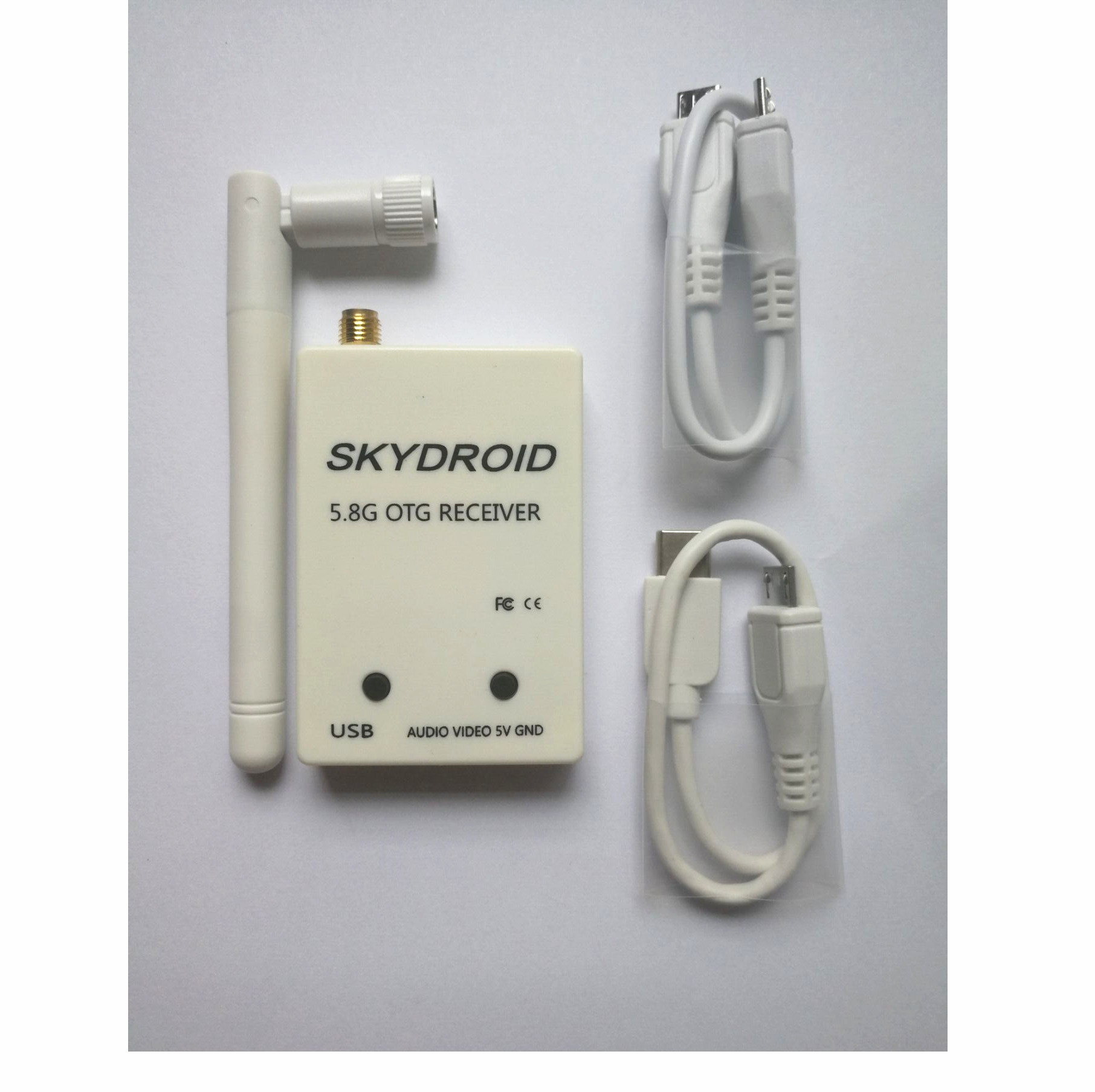 Skydroid Receiver OTG - UVC Single Control Mini FPV Receiver OTG 5.8G 150CH Channel Video Transmission Downlink Audio For Android phone 32