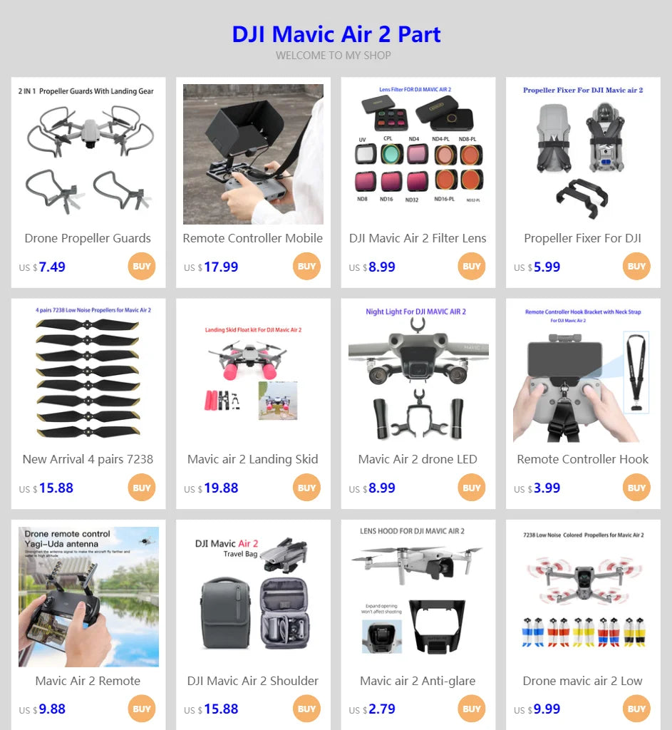 Drone Yagi Antenna For DJI Mavic air 2/2s Remote Controller Signal Booster Antenna Range Extender Mavic mini 2 Drone Accessories 19 Yagi Antenna For DJ