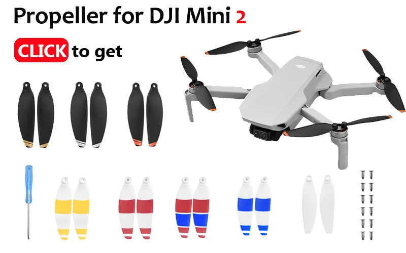 8PCS Replacement Propellers for DJI Mavic Mini Drone Light Weight 4726 Props Blade Accessory Wing Fans Spare Parts 46 8PCS Replacement Propeller, Propeller for DJI Mini 2 CLICKIto