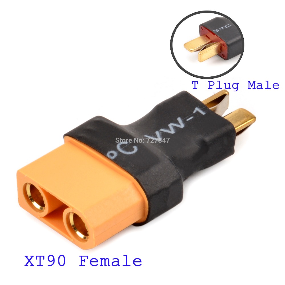 Adapter XT30 XT60 XT90 TRX T Plug Deans EC5 EC3 Female to Male HXT 4MM Connectors Plug RC Lipo Battery Control Parts DIY FPV Drone Accessories 94