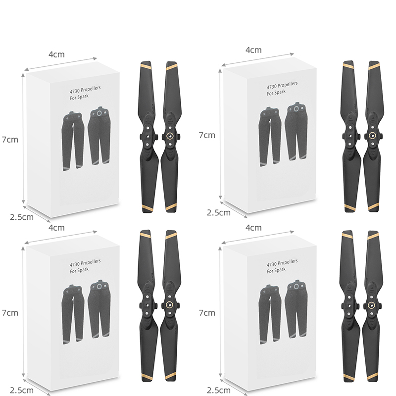 Propeller for DJI Spark Drone - 4730 Quick Release Folding Blades 4730F Replacement Props Spare Parts Wing Accessory 38 Propeller for DJI Spark Drone, scm 2.Scm 4cm 4730 Propellers 4730 Fo