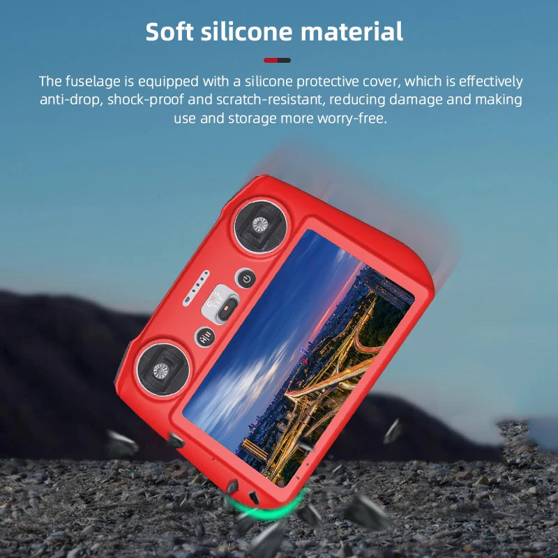 fuselage is equipped with a silicone protective cover, which is effective anti-drop, shock