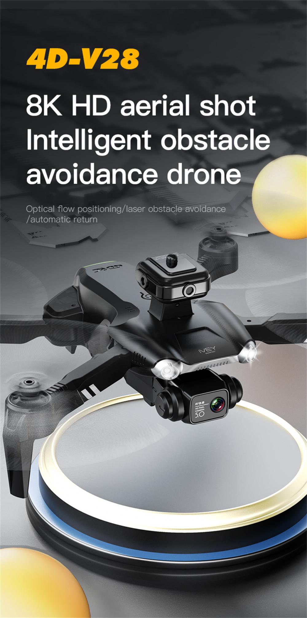V28 Drone - 2024 New GPS+5.8G HD Drone Professional 360 ° Obstacle Avoidance Dual Camera Aerial Camera Aircraft Gift Toy 45 V28 Drone, intelligent obstacle avoidance drone optical flow positioning/laser obstacle avoid