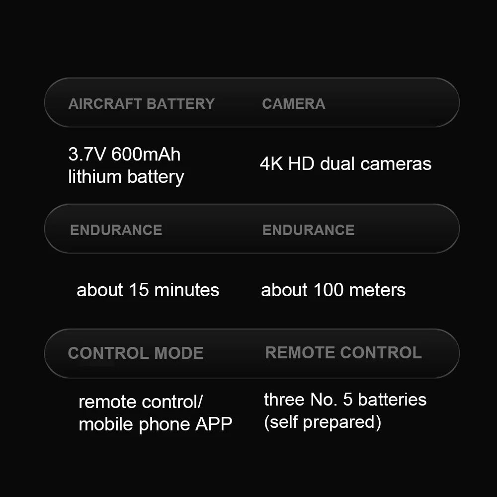 F191 Max Drone, aircraft battery camera 3.7v 60omah 4k 