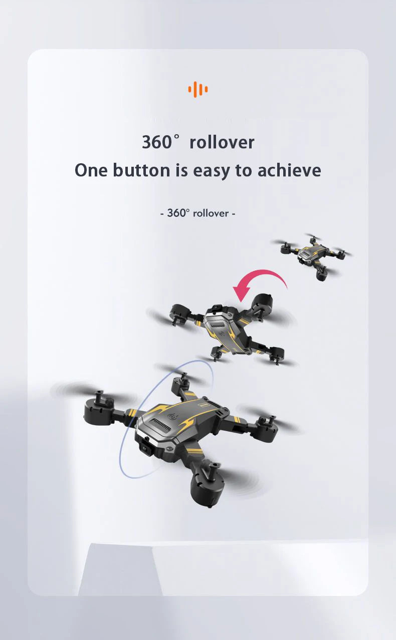 8k Professional Drones with HD Camera Obstacle Avoidance Aerial Photography Foldable Quadcopter Rc Helicopter Dron Toys 56 "360" rollover one button is easy to achieve .