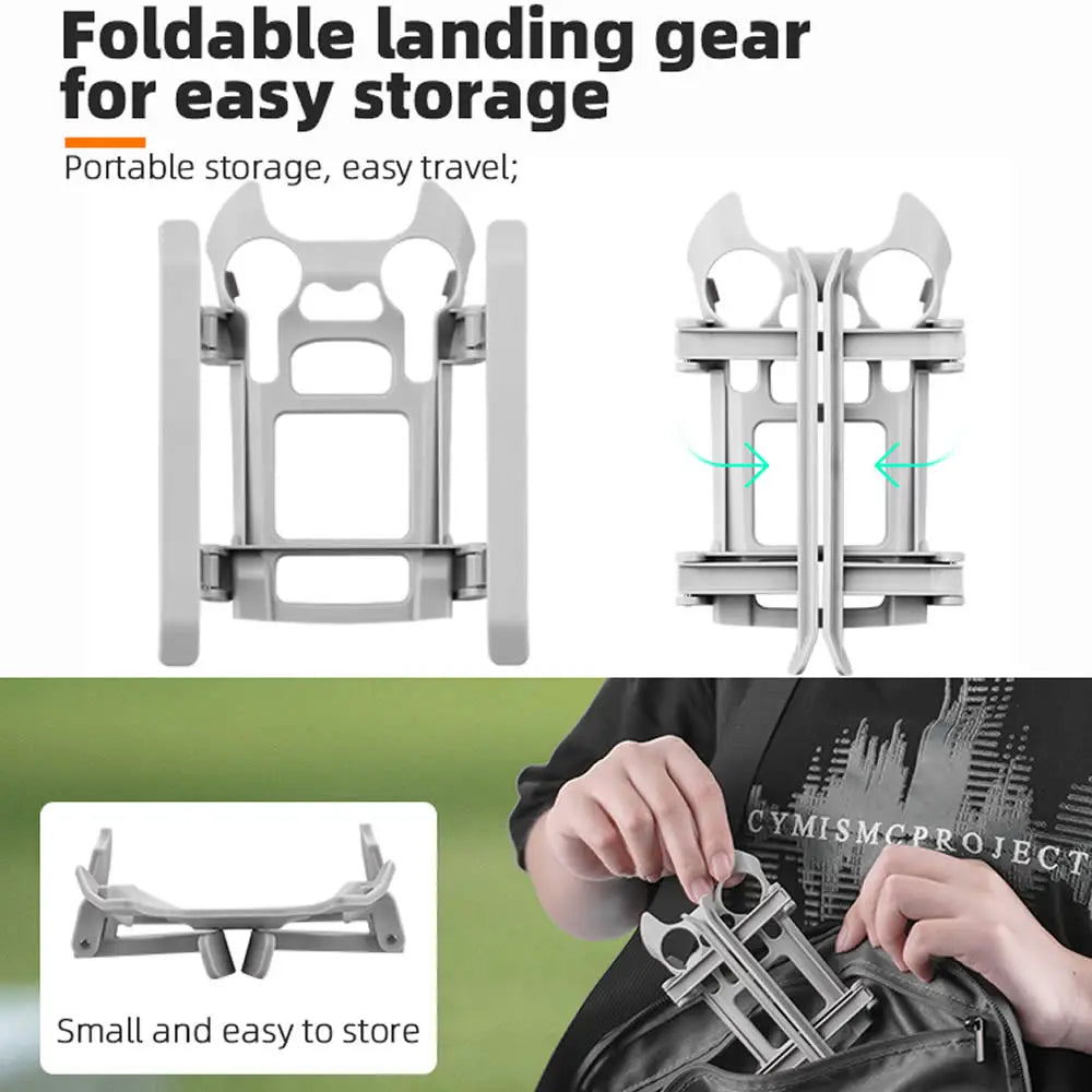 Zubehörset für DJI Mini 3 Pro – Objektivdeckel, Propellerschutz, faltbare Verlängerung, Stützbeine, Halter, Fahrwerk für Mini 3 Combo 50 Accessories Kit for DJI Mini 3 Pro, Foldable stordgeg gear for easy Portable storage, easy travel; Small and easy