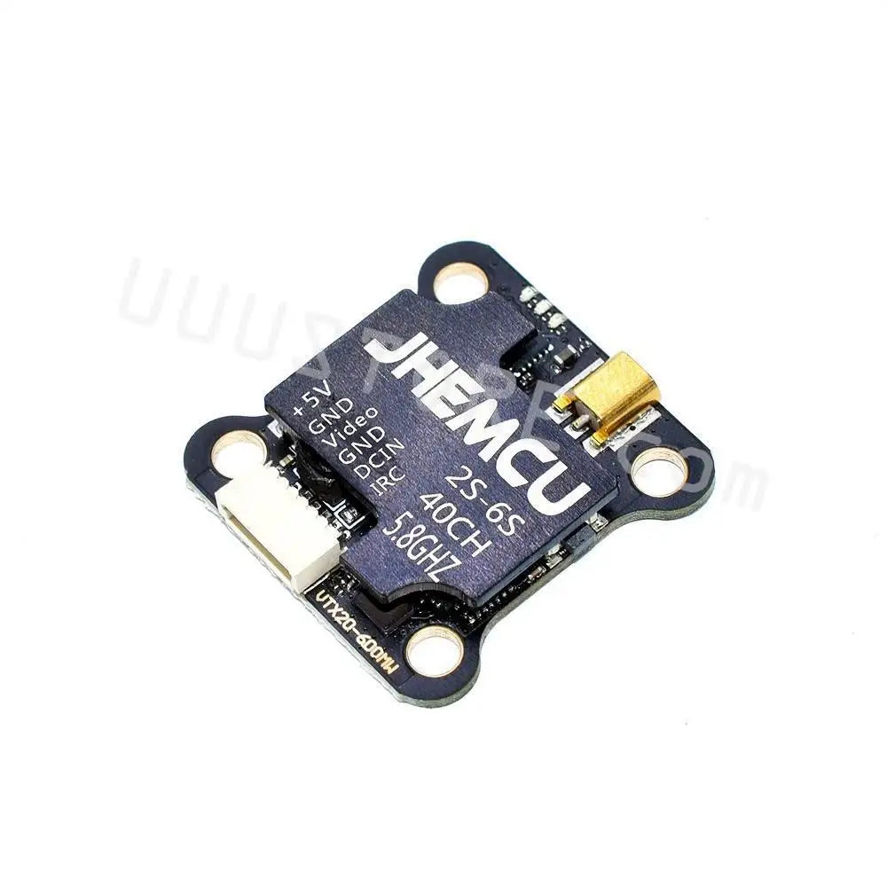 JHEMCU VTX, blue light flashes 1, 2, 3, 4, 5 times.